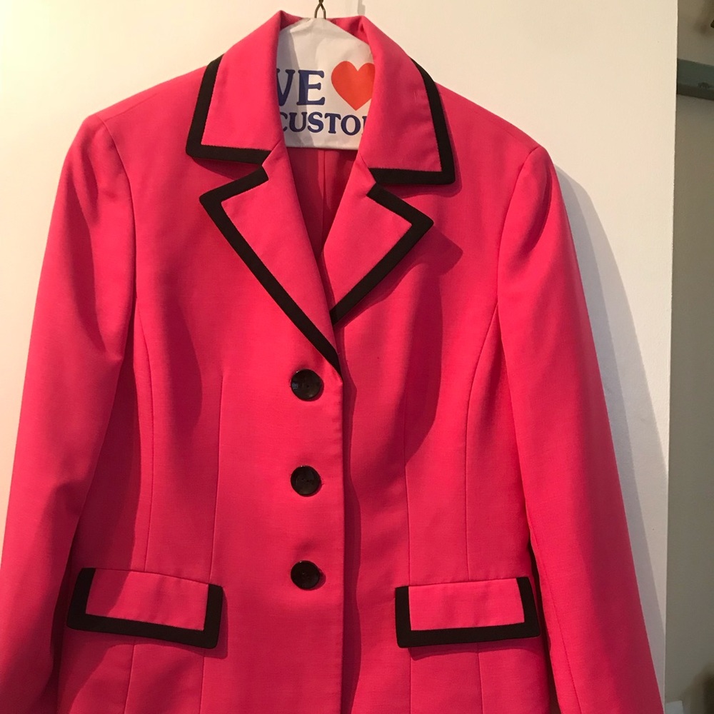Pink and Black Le Suit Jacket
